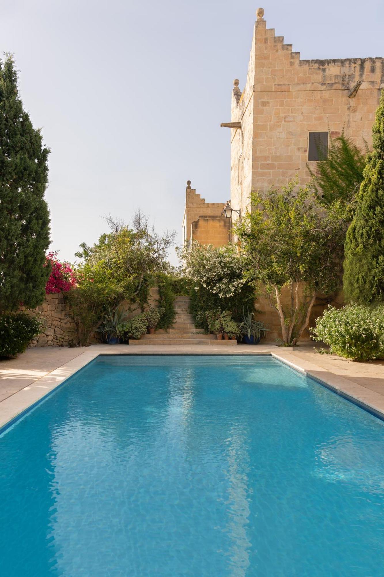 Casa San Rocco - Luxurious Grand 18Th C. Palace With Gardens & Pool Hal Ghaxiak Exteriér fotografie